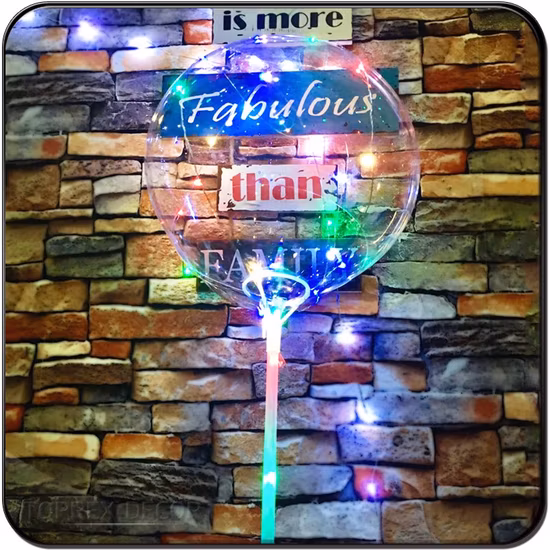 Décorations de fête articles fournitures Ramadan lumière décor fée lumières cadeau ballons LED